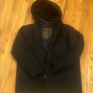 Weatherproof Men's Dark Hooded Performance Jacket